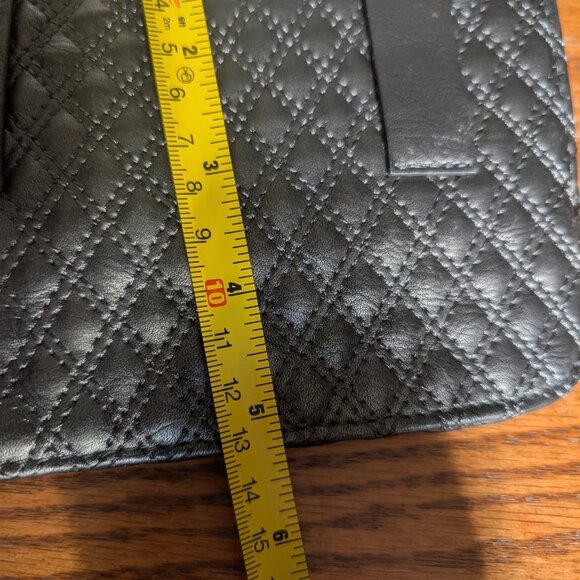 Vinci Camuto Wristlet Black Belt Quilted Bag 1 Compartment Purse Fanny Pack - Picture 6 of 7